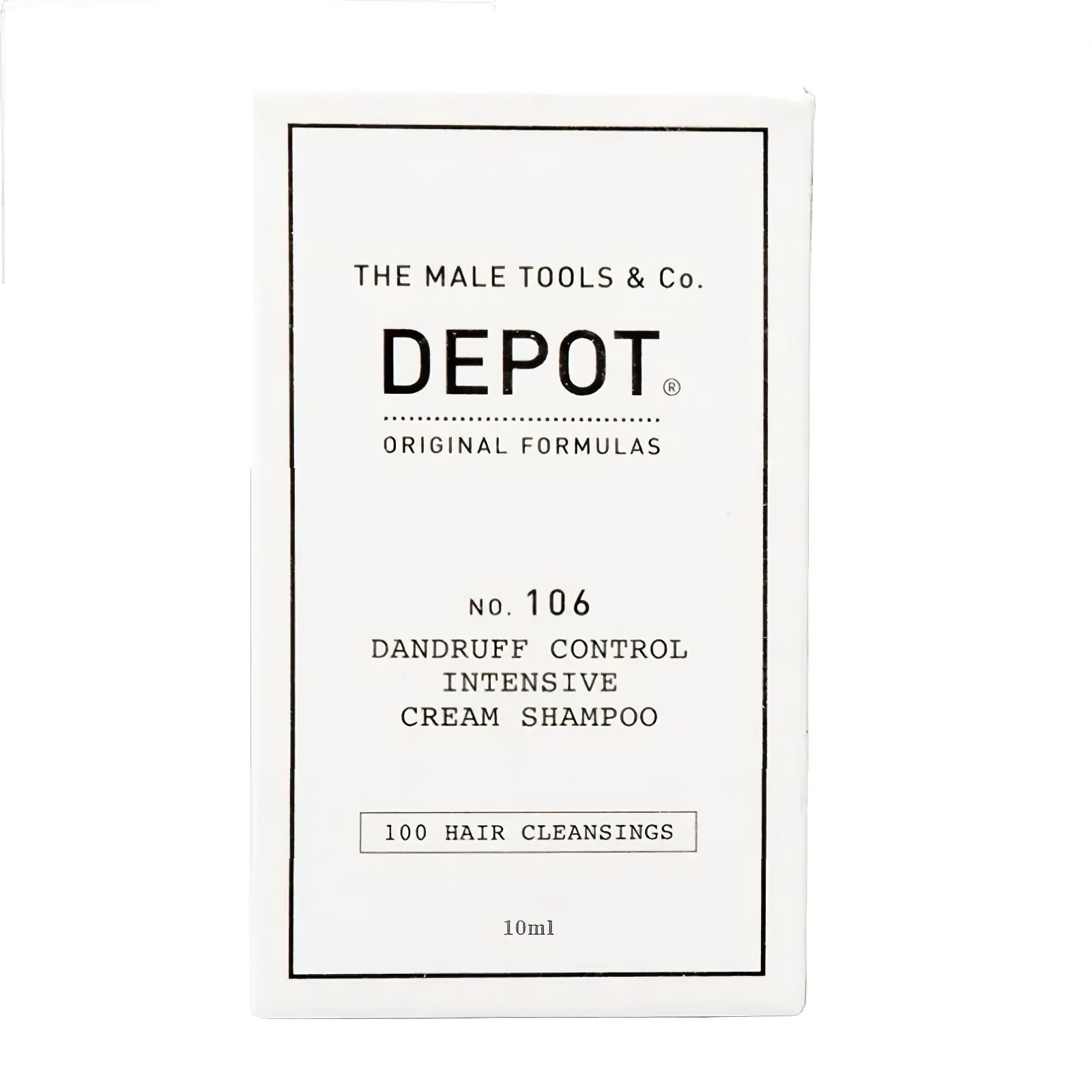 depot 100 hair cleansings no 106 soap free hair shampoo anti dandruff 10 ml 1670876247.jpeg 018956b8dbc4a8021a22c2969de3404b
